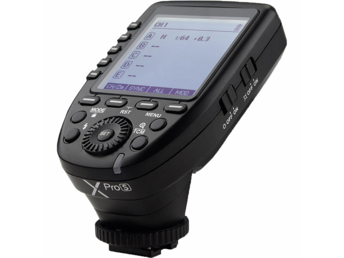 Original Godox XPro-S wireless flash trigger for Sony, with X Pro S marking visible.